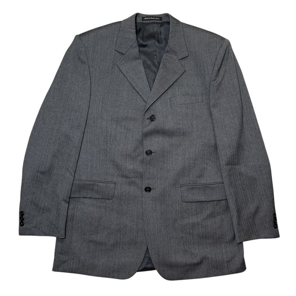 ALEXANDRE LONDON Savile Row Gray Blazer Business Jacket Pure Wool US 40R / EU50 - Picture 2 of 11